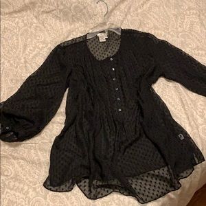 Black Polka Dot Shirt